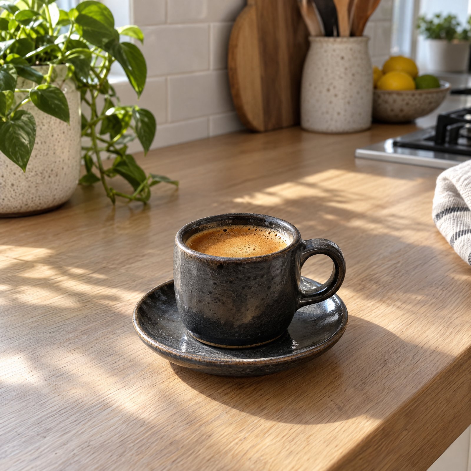Espresso cup and saucer