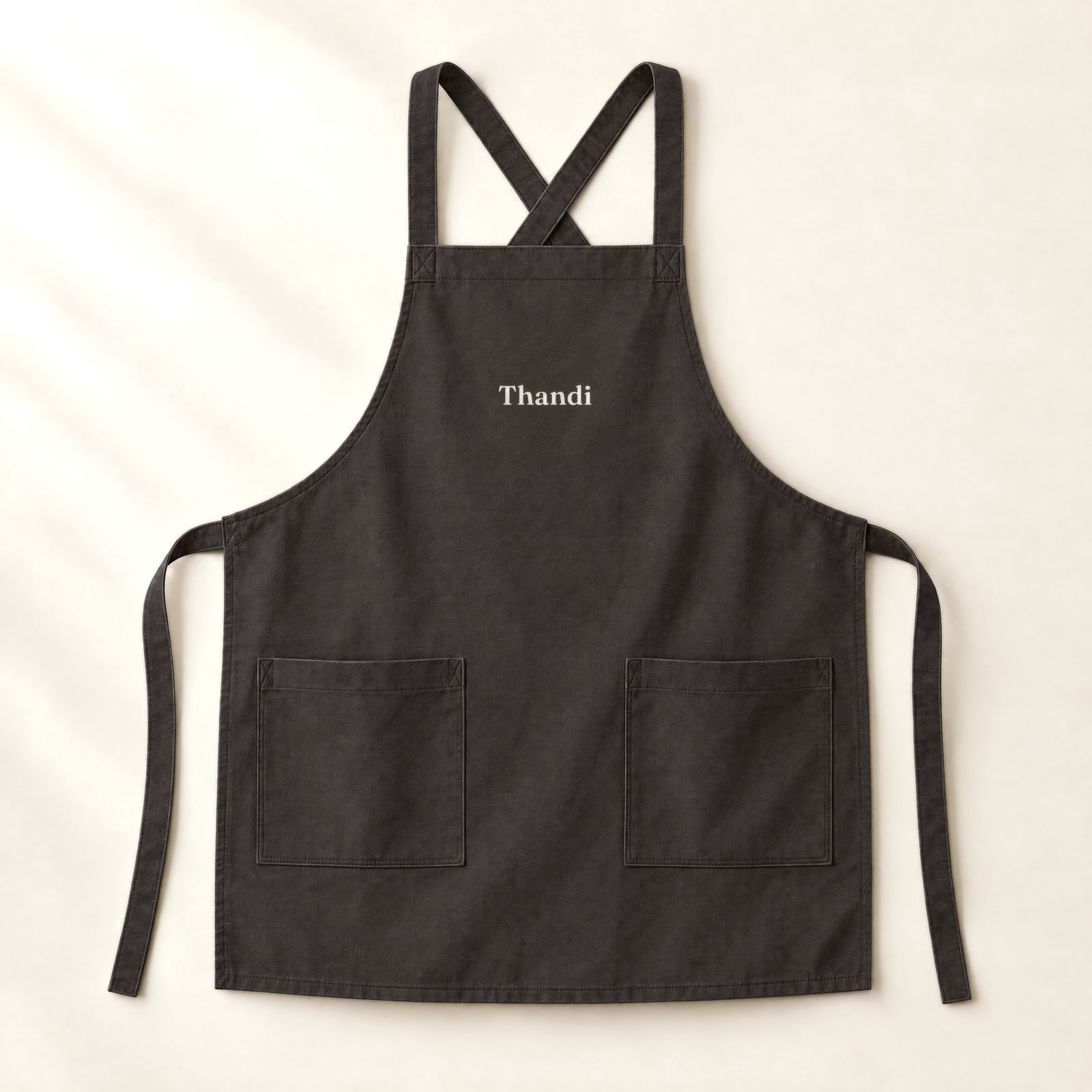 Personalised barista apron